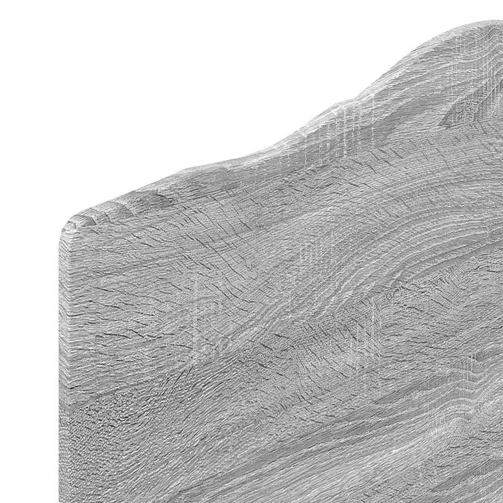 vidaXL Κεφαλάρι με κεφαλάρι Γκρίζο Σονομα 80 cm Επεξεργασμένο ξύλο