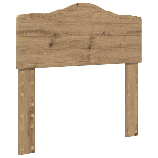 vidaXL Κεφαλάρι με κεφαλάρι Artisan Oak 80 cm Επεξεργασμένο ξύλο