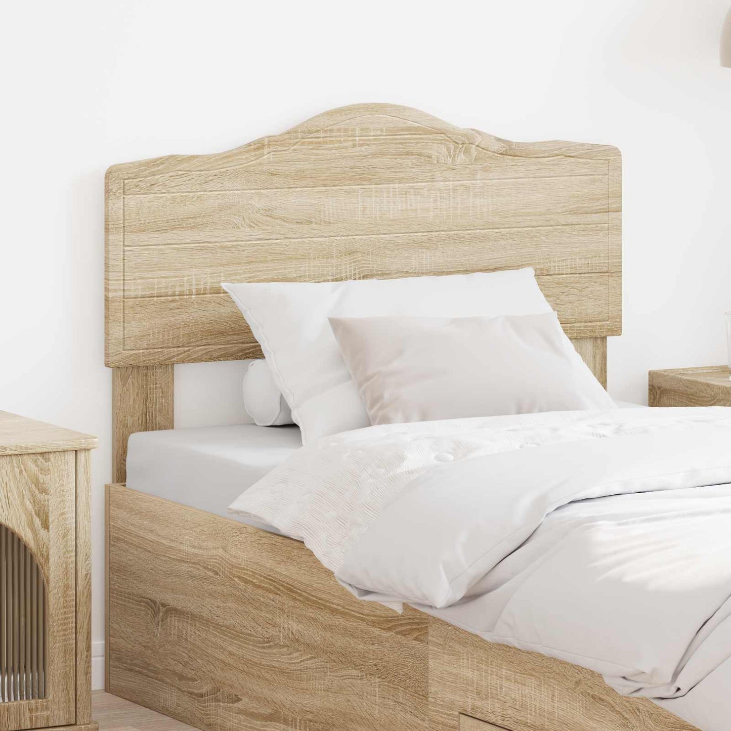 vidaXL Κεφαλάρι με κεφαλάρι Δρύς Sonoma 75 cm Επεξεργασμένο ξύλο