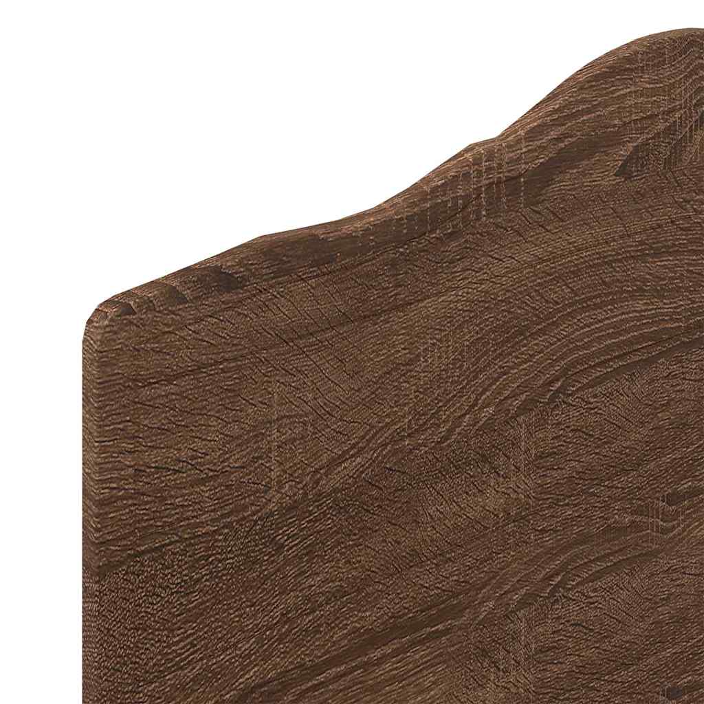 vidaXL Κεφαλάρι με κεφαλάρι Καφέ δρυς 75 cm Επεξεργασμένο ξύλο