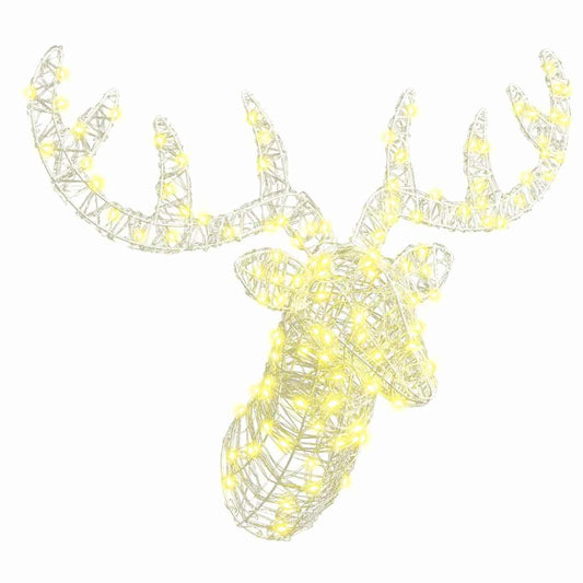 vidaXL Κεφάλι Ράντερ Θερμό λευκό 60 cm Ακρυλικό