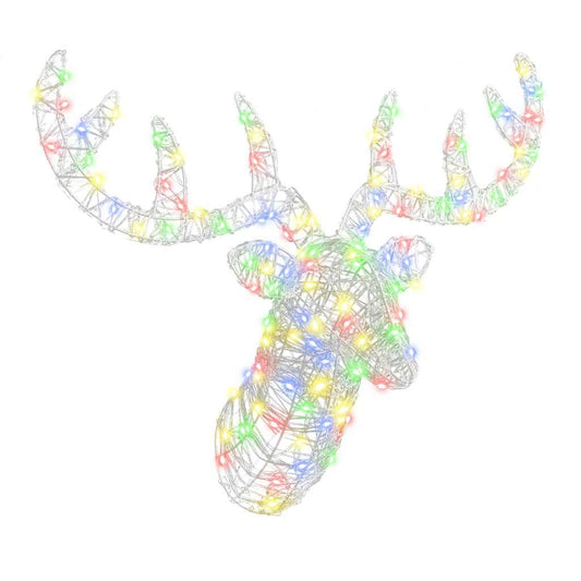 vidaXL Κεφάλι Ράντερ πολύχρωμο 60 cm Ακρυλικό