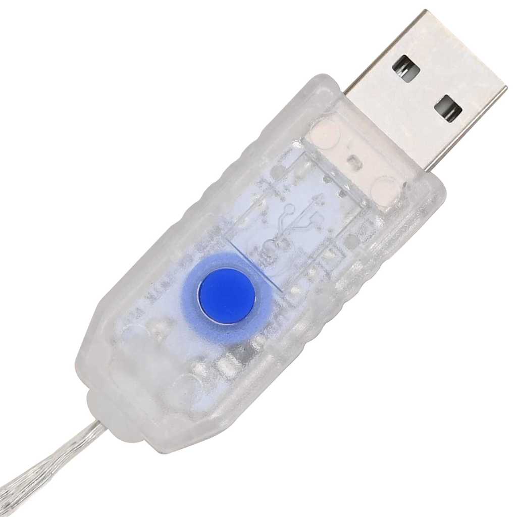 vidaXL Στεφάνι με φώτα λωρίδας LED Ψυχρό λευκό 75 cm Ακρυλικό