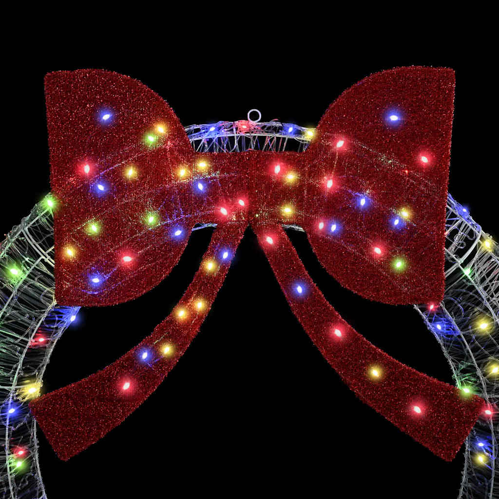 vidaXL Στεφάνι με φώτα λωρίδας LED Πολύχρωμο 75 cm Ακρυλικό