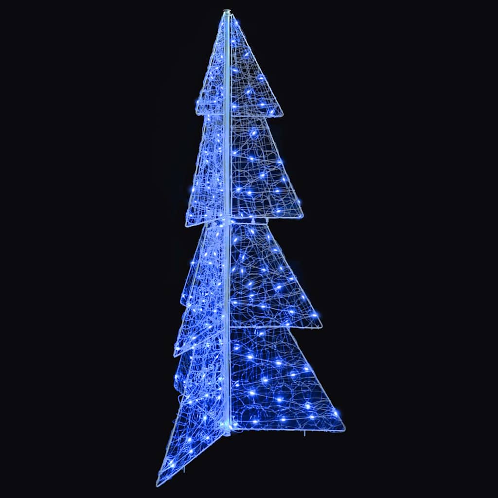 vidaXL Χριστουγεννιάτικο Δέντρο με 160 LED Μπλε 150 cm Ακρυλικό