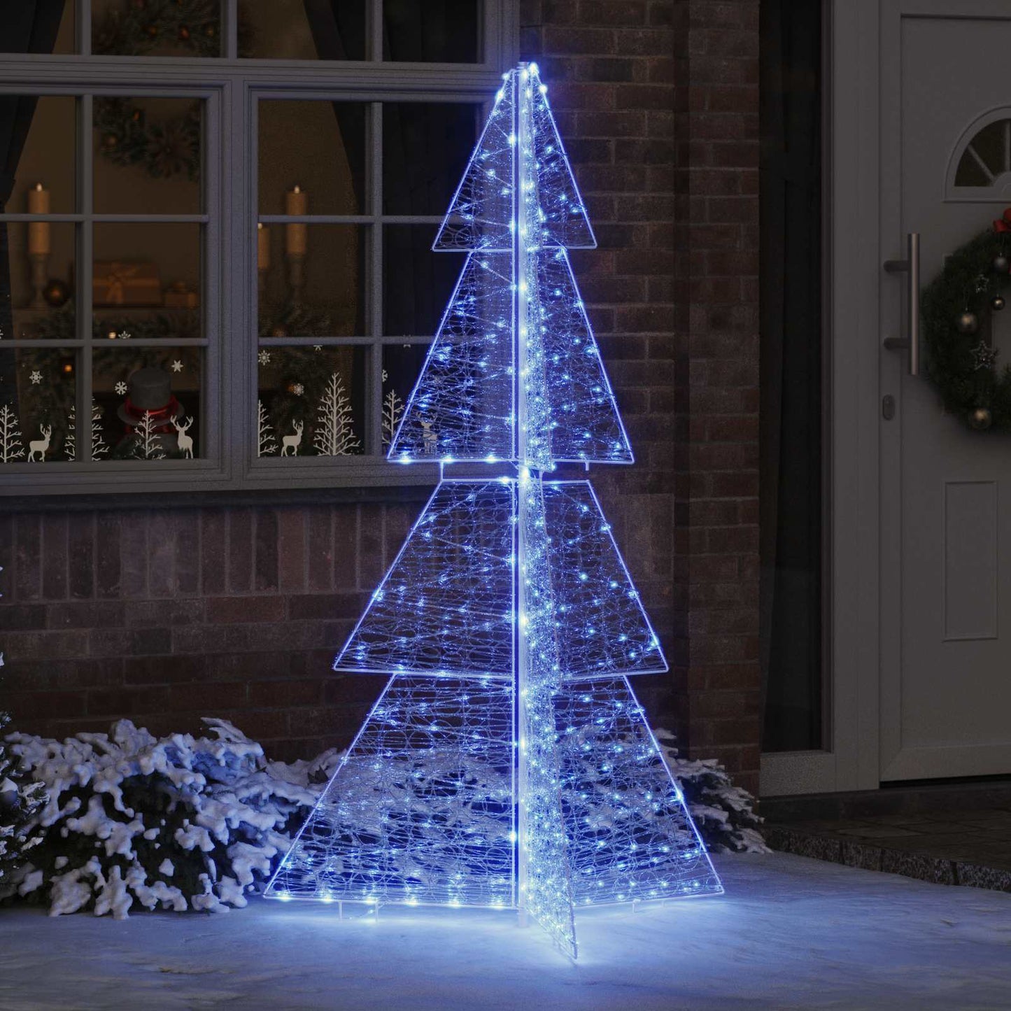 vidaXL Χριστουγεννιάτικο Δέντρο 240 LED Μπλε 180 cm Ακρυλικό
