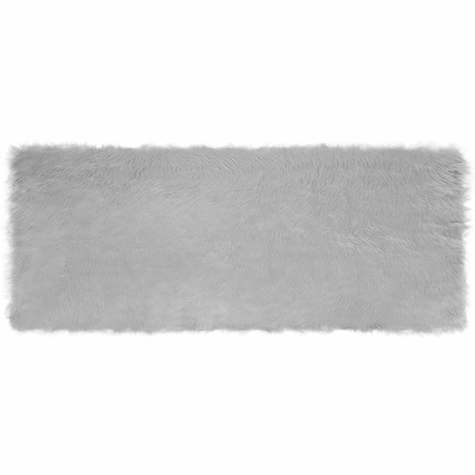 vidaXL Χαλί από τεχνητό πρόβειο δέρμα TAFALLA Γκρι 80 x 200 cm