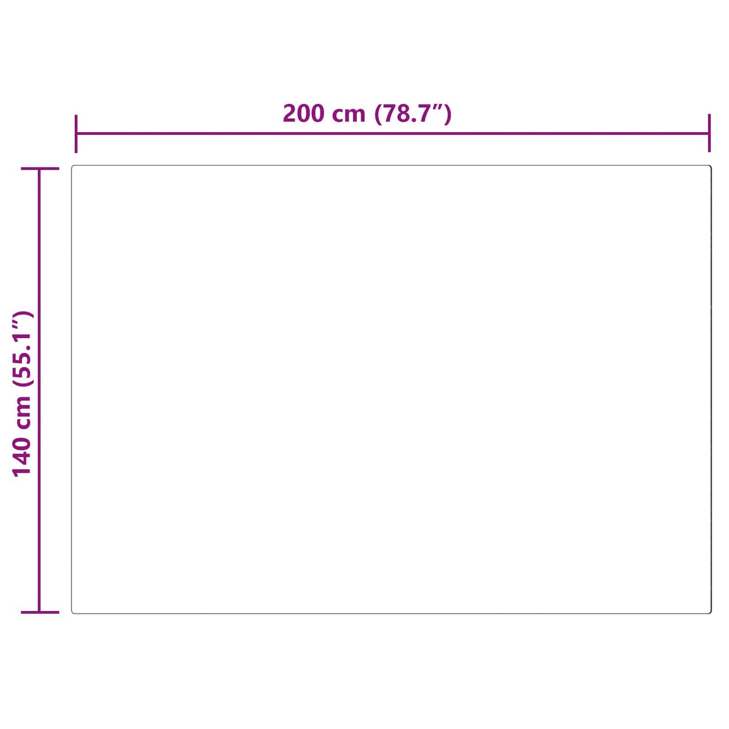 vidaXL Ψεύτικο Δέρμα Προβάτου Χαλί Tafalla Γκρι 140 x 200 cm