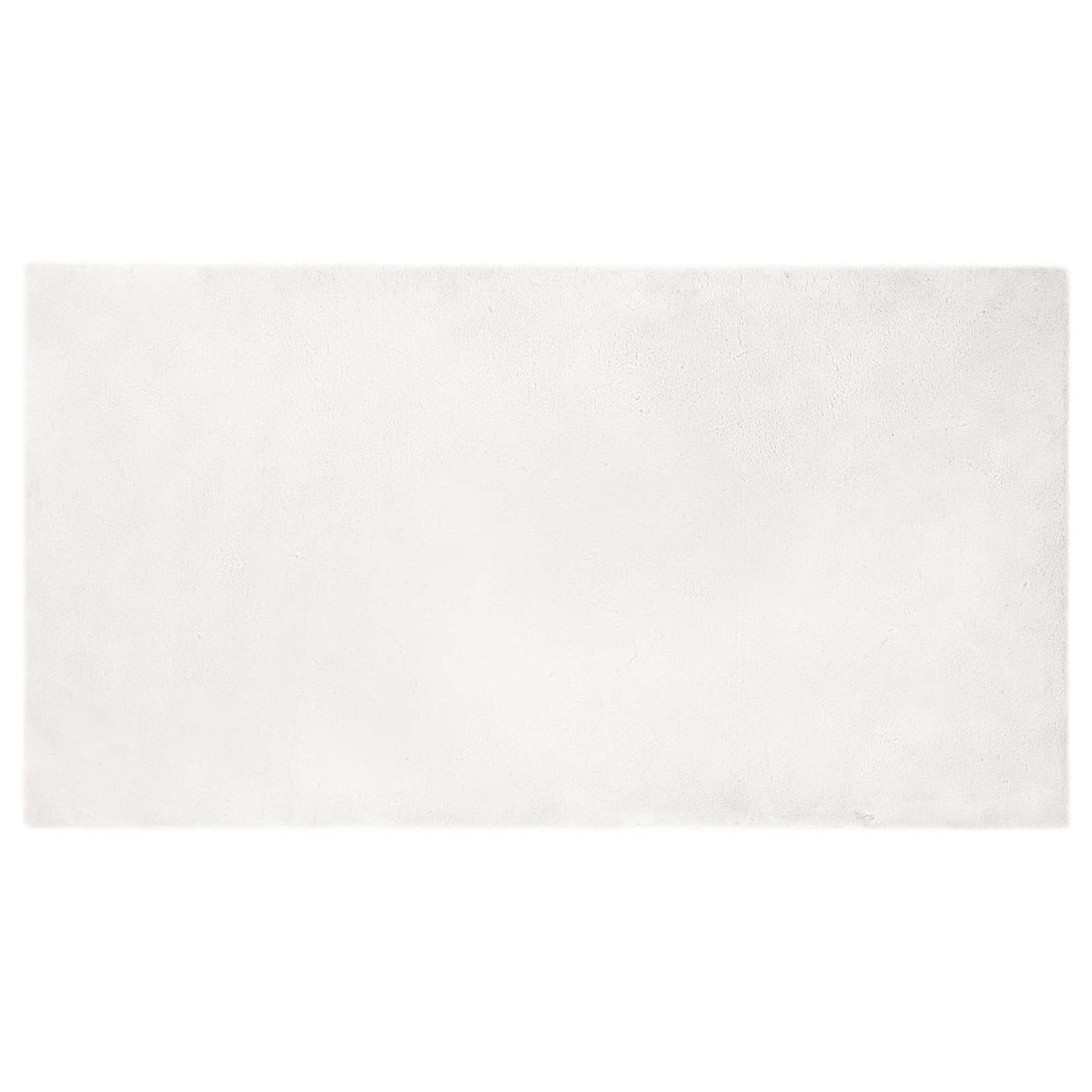 vidaXL Χαλιά Ψεύτικου Κουνελιού Olite Λευκό 80 x 150 cm Πολυεστέρας