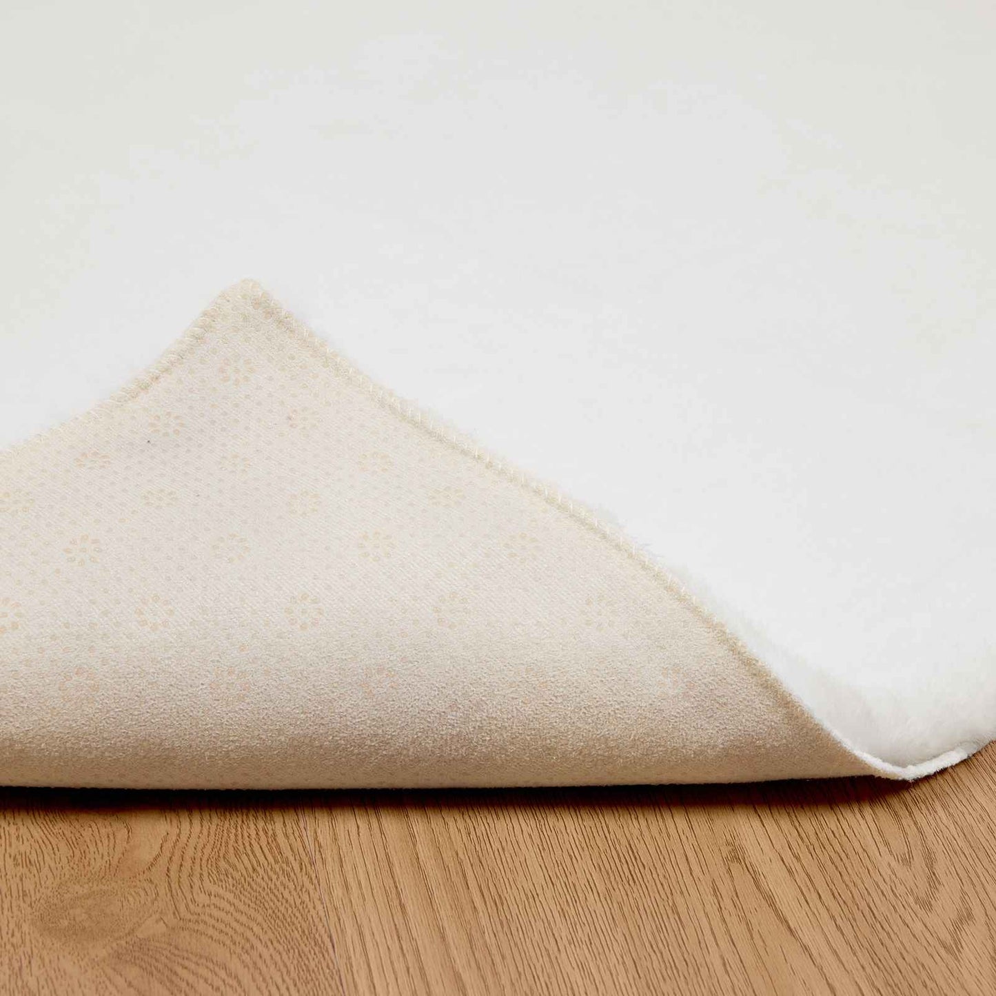 vidaXL Χαλιά Ψεύτικου Κουνελιού Olite Λευκό 80 x 250 cm Πολυεστέρας