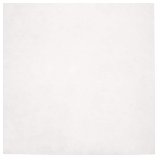 vidaXL Χαλιά Ψεύτικου Κουνελιού Olite Λευκό 160 x 160 cm Πολυεστέρας