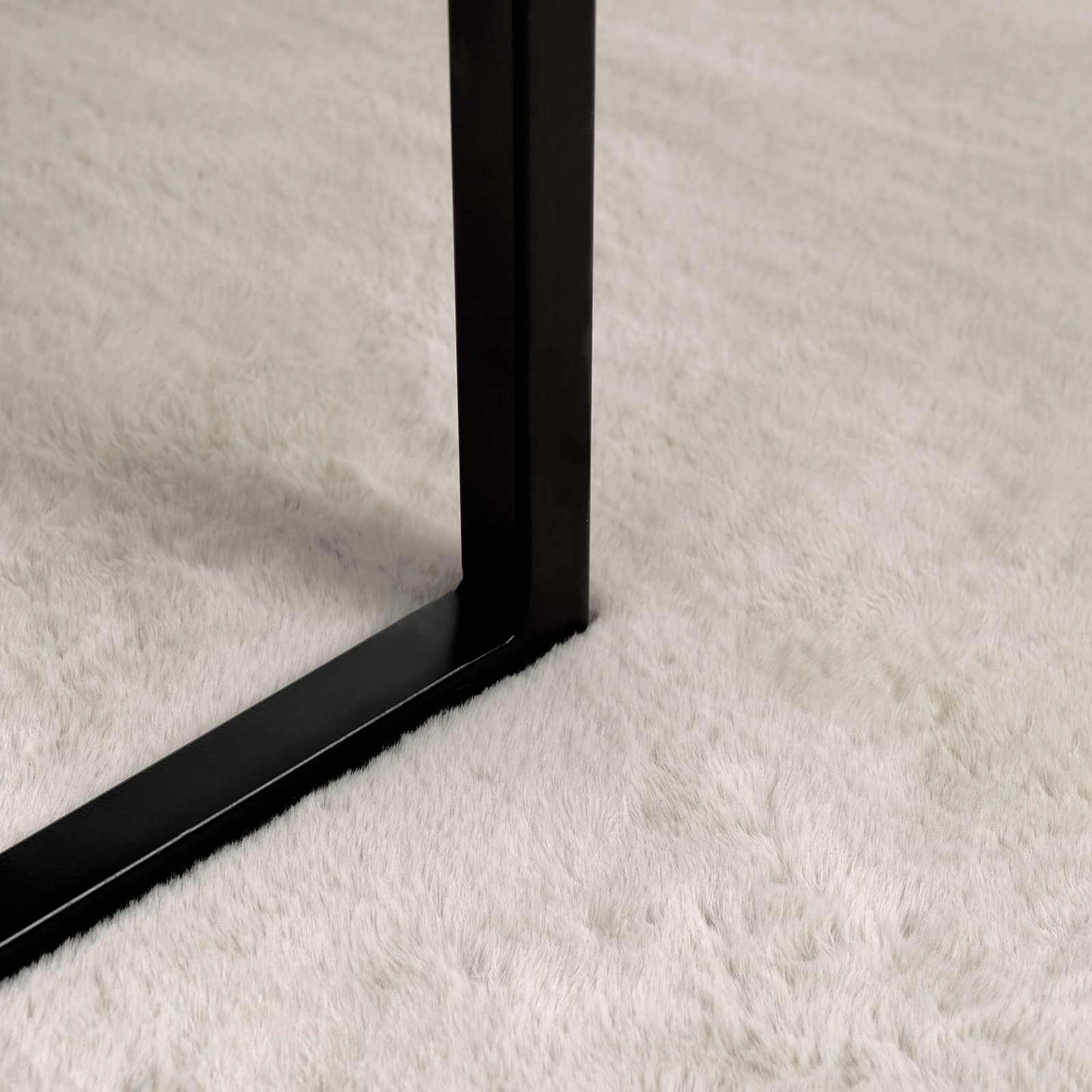 vidaXL Χαλιά Ψεύτικου Κουνελιού Olite Μπεζ 80 x 150 cm Πολυεστέρας