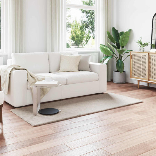 vidaXL Χαλιά Ψεύτικου Κουνελιού Olite Μπεζ 80 x 200 cm Πολυεστέρας