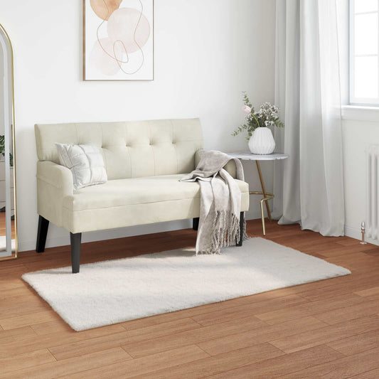 vidaXL Χαλιά Ψεύτικου Κουνελιού Olite Κρεμ 60 x 110 cm Πολυεστέρας