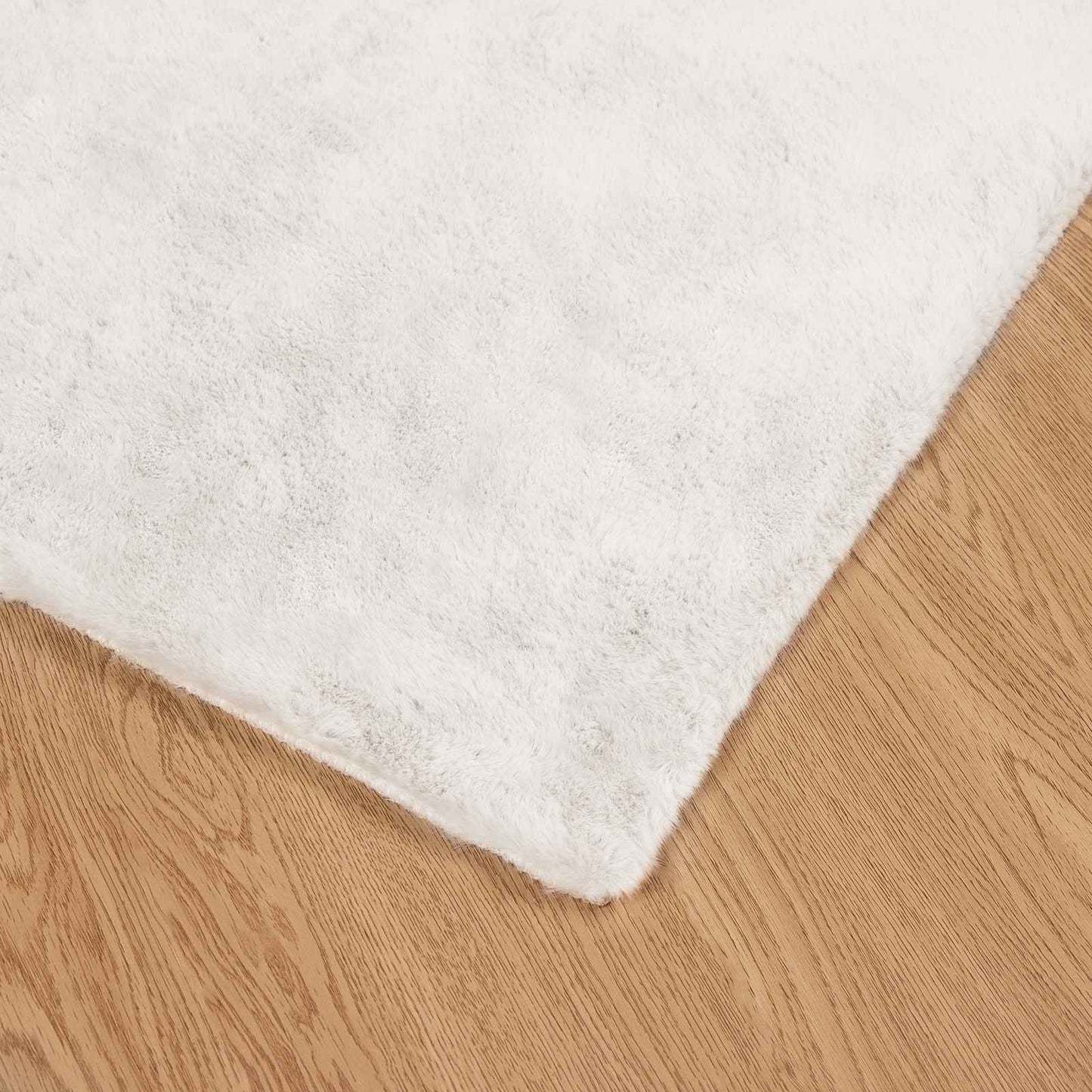 vidaXL Χαλιά Ψεύτικου Κουνελιού Olite Κρεμ 140 x 200 cm Πολυεστέρας