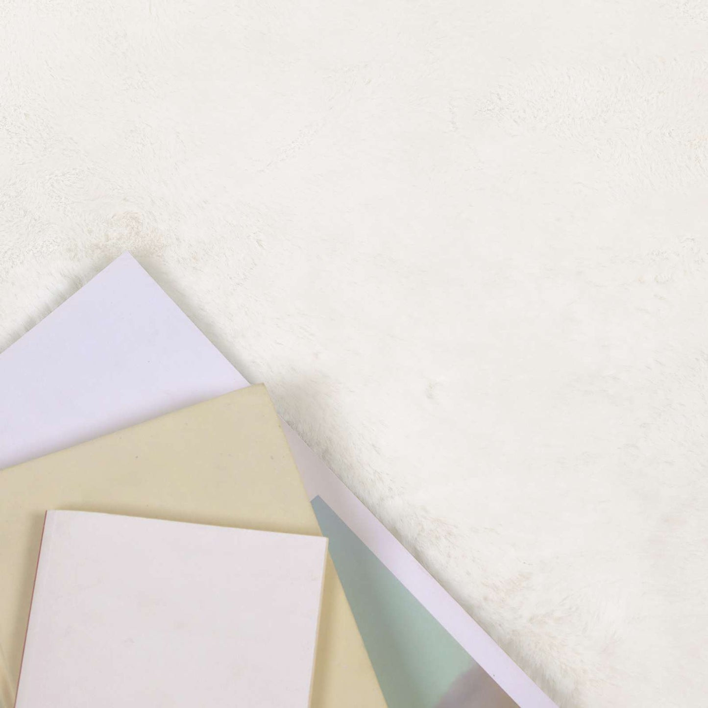 vidaXL Χαλιά Ψεύτικου Κουνελιού Olite Κρεμ 140 x 200 cm Πολυεστέρας