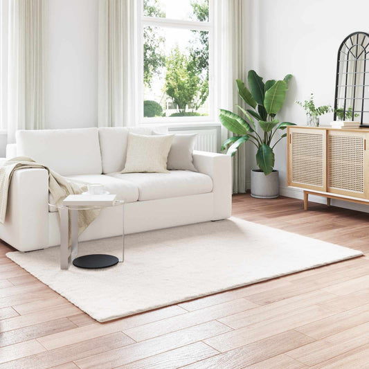 vidaXL Χαλιά Ψεύτικου Κουνελιού Olite Κρεμ 160 x 230 cm Πολυεστέρας