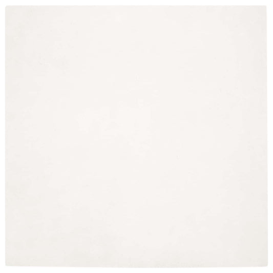 vidaXL Χαλιά Ψεύτικου Κουνελιού Olite Κρεμ 160 x 160 cm Πολυεστέρας