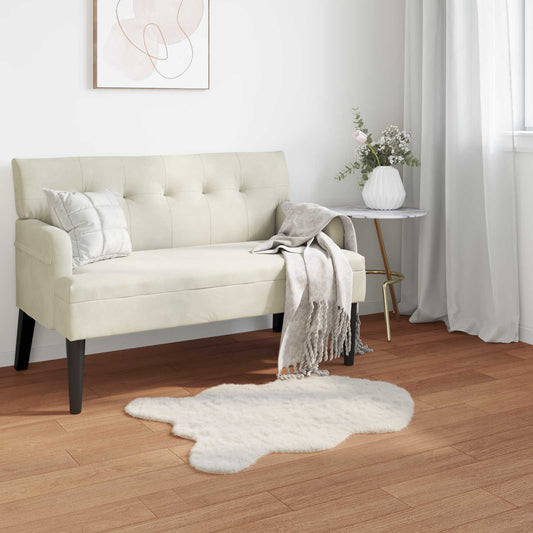vidaXL Χαλιά Ψεύτικου Κουνελιού Olite Κρεμ 50 x 80 cm Πολυεστέρας