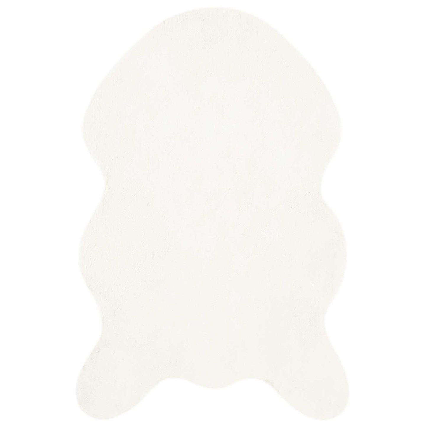 vidaXL Χαλιά Ψεύτικου Κουνελιού Olite Κρεμ 80 x 120 cm Πολυεστέρας