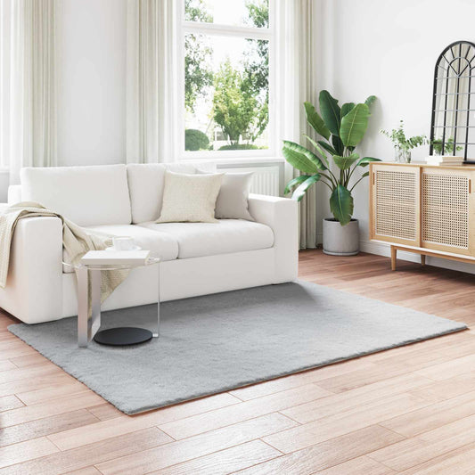 vidaXL Χαλιά Ψεύτικου Κουνελιού Olite Γκρι 160 x 230 cm Πολυεστέρας
