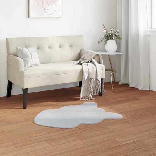 vidaXL Χαλιά Ψεύτικου Κουνελιού Olite Γκρι 60 x 90 cm Πολυεστέρας