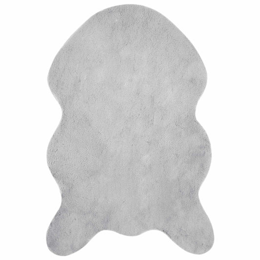 vidaXL Χαλιά Ψεύτικου Κουνελιού Olite Γκρι 60 x 90 cm Πολυεστέρας