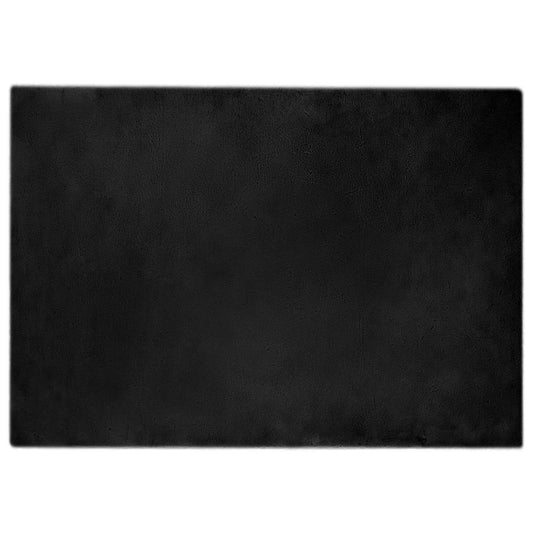 vidaXL Χαλιά Ψεύτικου Κουνελιού Olite Μαύρο 160 x 230 cm Πολυεστέρας