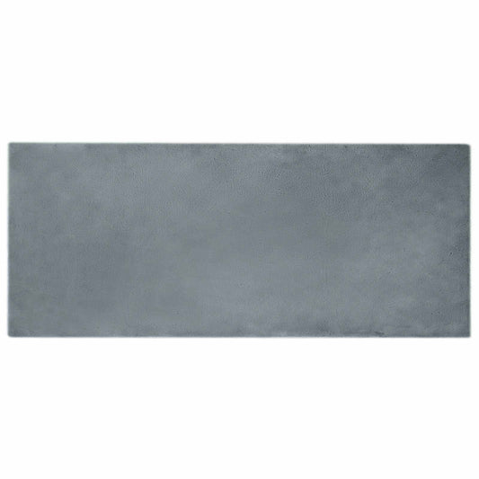 vidaXL Χαλιά Ψεύτικου Κουνελιού Olite Ανθρακί 100 x 200 cm Πολυεστέρας