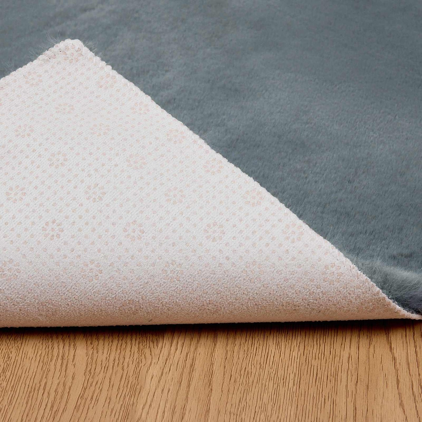 vidaXL Χαλιά Ψεύτικου Κουνελιού Olite Ανθρακί 120 x 170 cm Πολυεστέρας