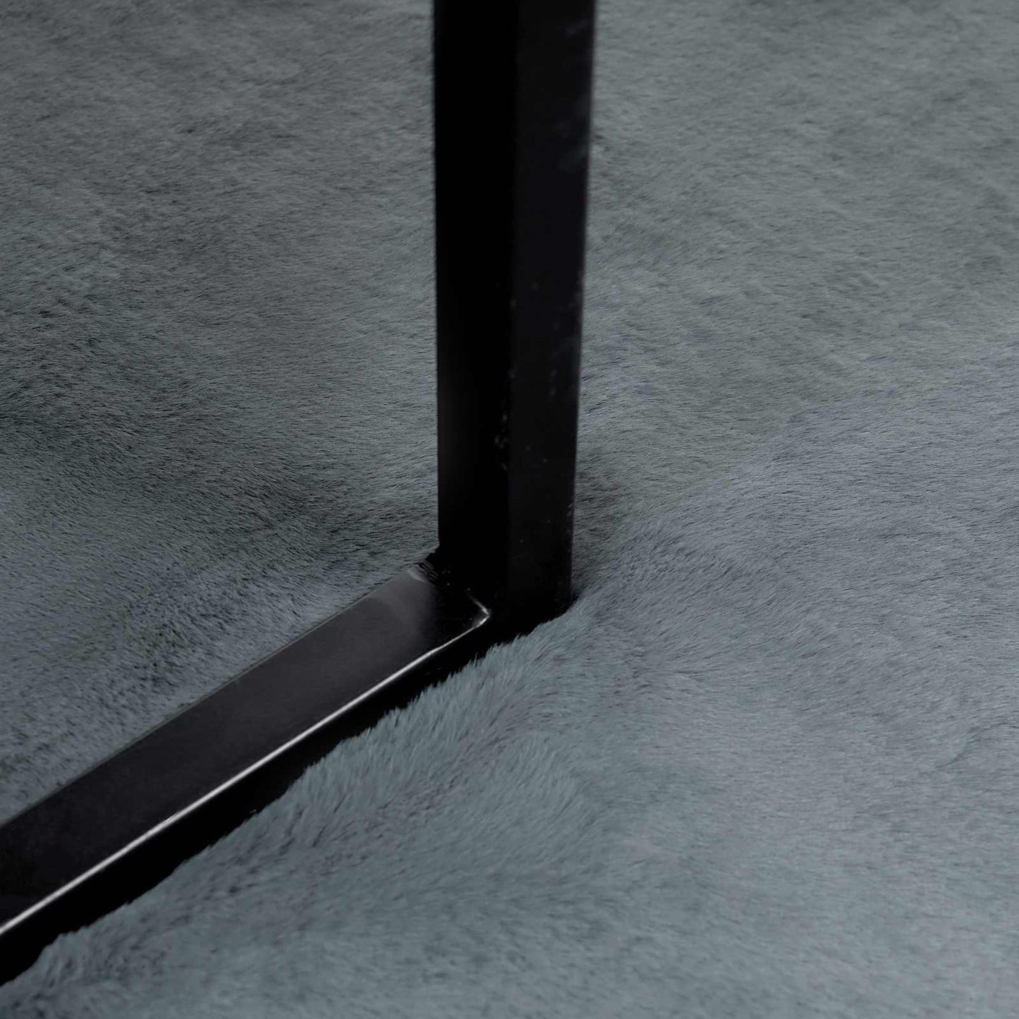 vidaXL Χαλιά Ψεύτικου Κουνελιού Olite Ανθρακί 160 x 230 cm Πολυεστέρας