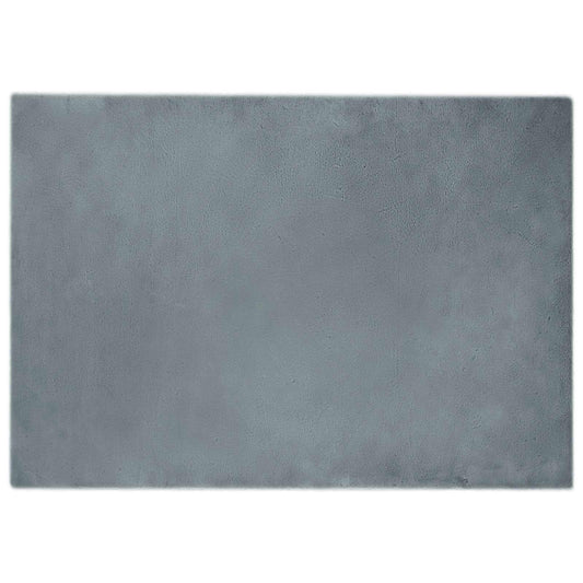 vidaXL Χαλιά Ψεύτικου Κουνελιού Olite Ανθρακί 160 x 230 cm Πολυεστέρας
