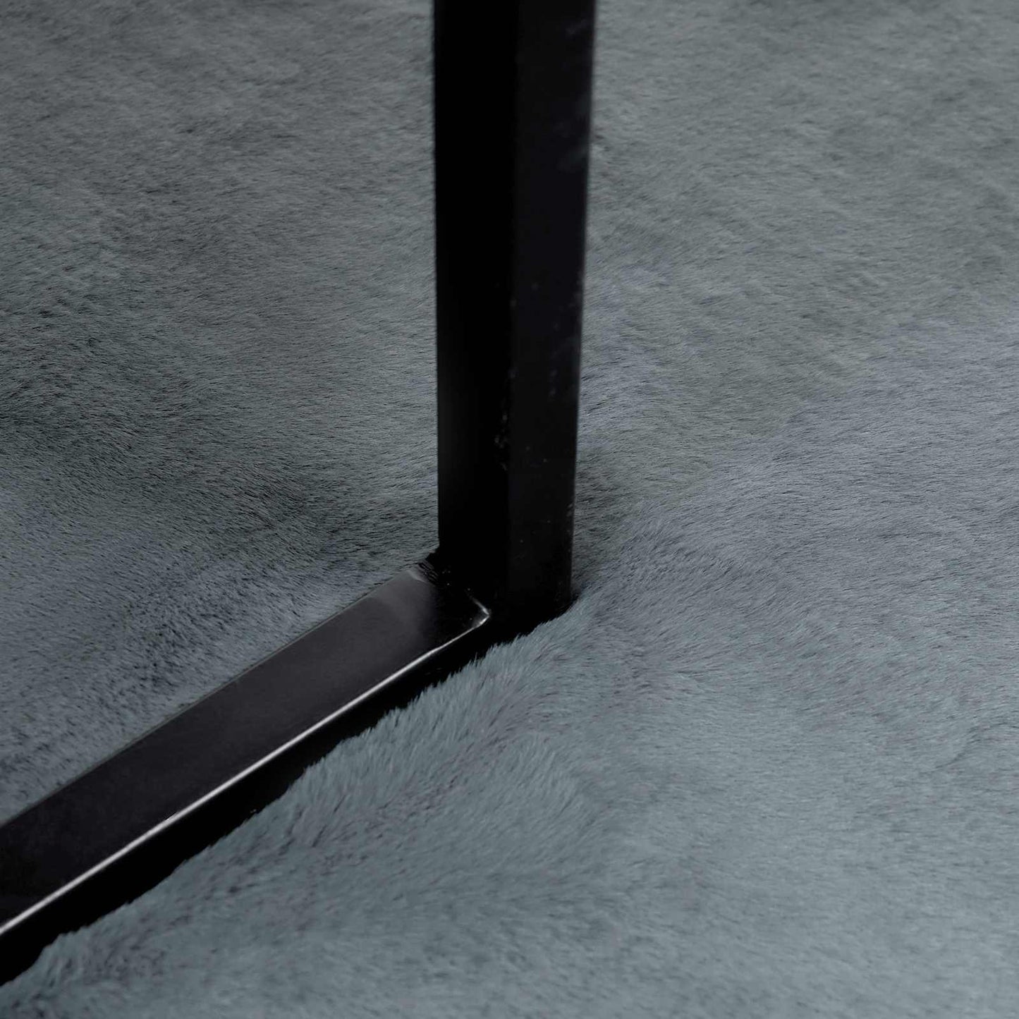 vidaXL Χαλιά Ψεύτικου Κουνελιού Olite Ανθρακί 50 x 80 cm Πολυεστέρας