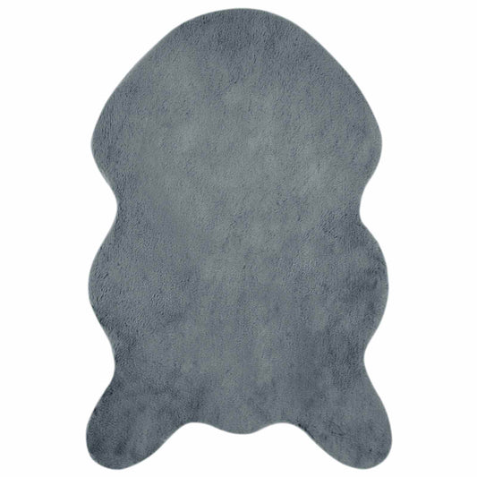 vidaXL Χαλιά Ψεύτικου Κουνελιού Olite Ανθρακί 60 x 90 cm Πολυεστέρας