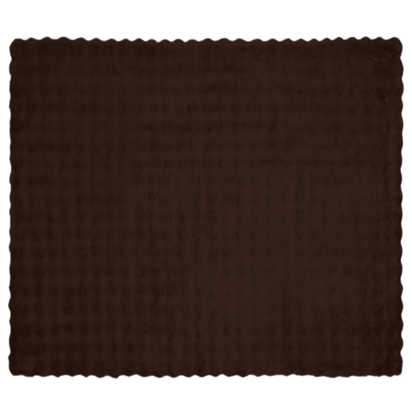 vidaXL Ψεύτικη κουβέρτα από κουνέλι 4 pcs Καμηλοπάρδαλη 240 x 270 εκ.