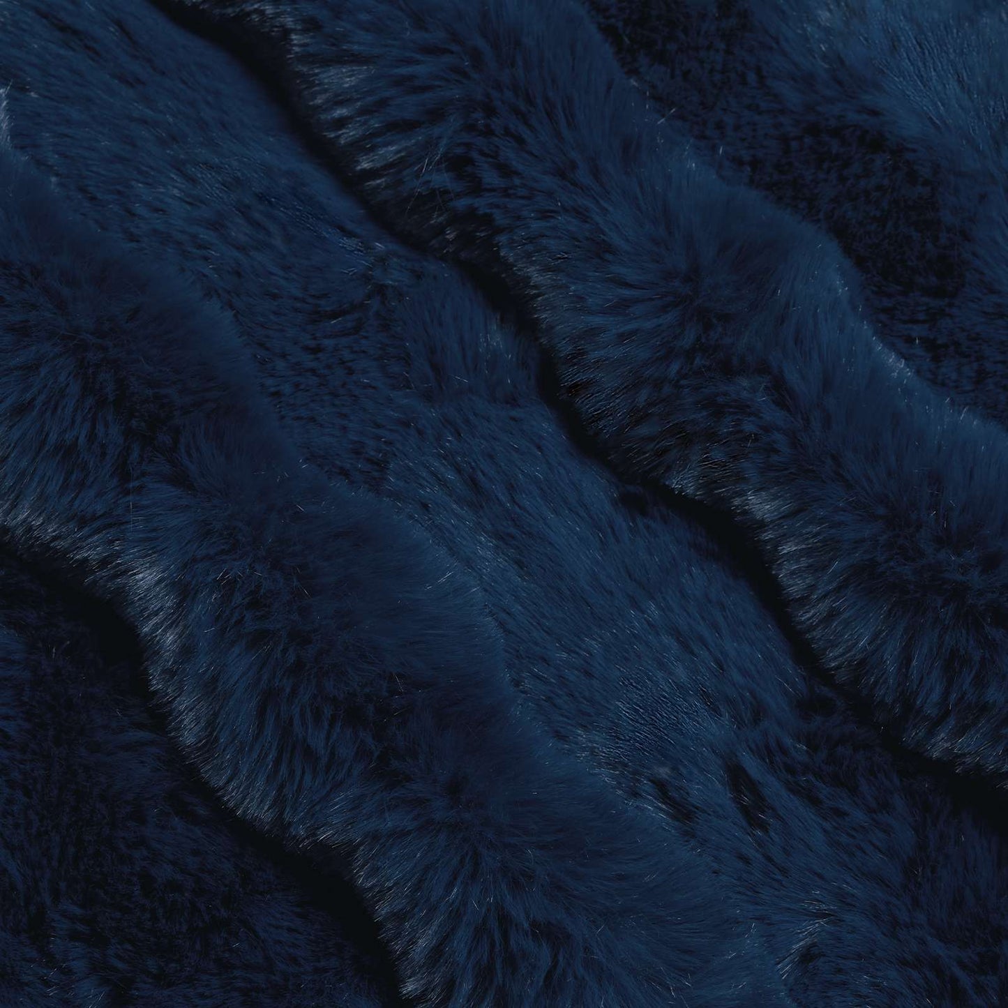 vidaXL Ψεύτικη κουβέρτα από κουνέλι 4 pcs Θαλασσί Μπλε 150 x 220 cm