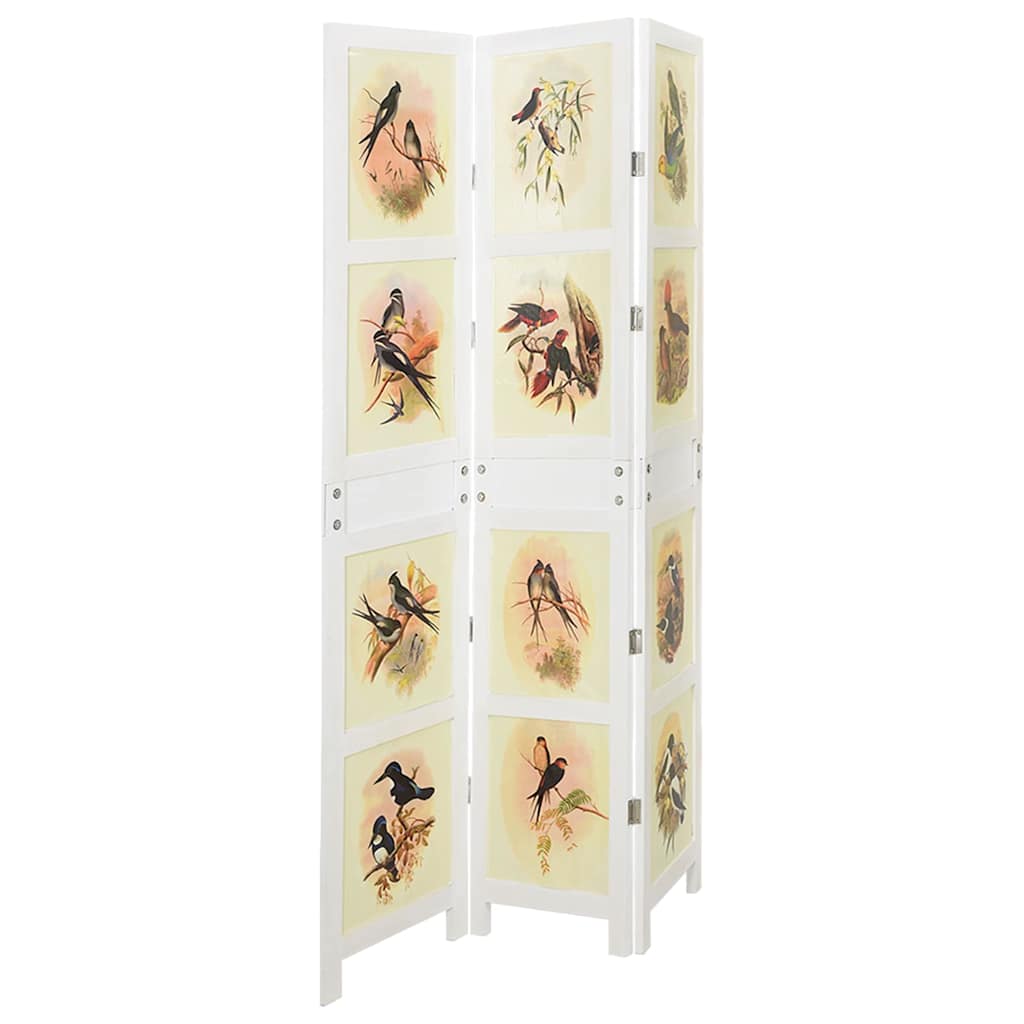 vidaXL Ρομδιβίδερ Πάνελ Λευκό 106 x 165 εκ. MDF