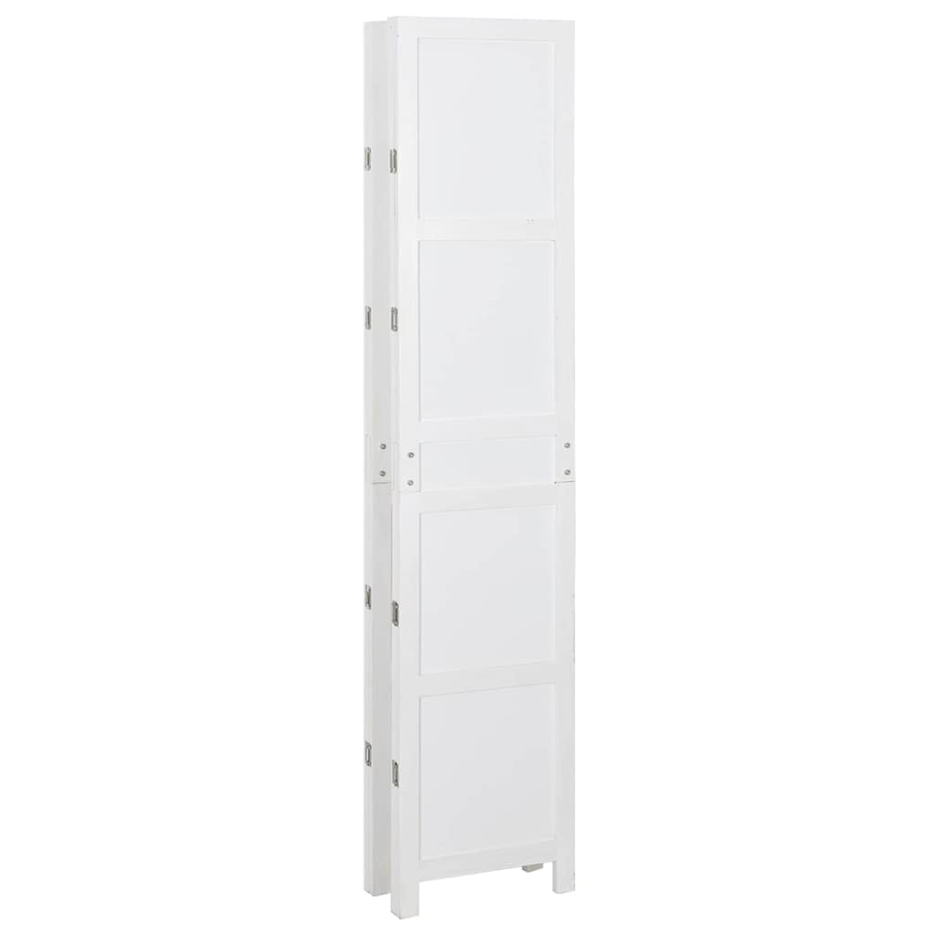 vidaXL Ρομδιβίδερ Πάνελ Λευκό 141,5 x 165 εκ. MDF