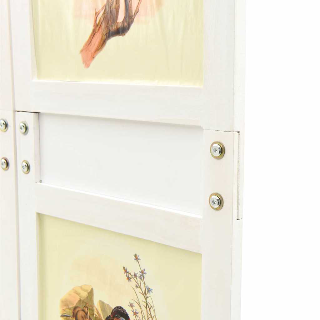 vidaXL Ρομδιβίδερ Πάνελ Λευκό 176,5 x 165 εκ. MDF