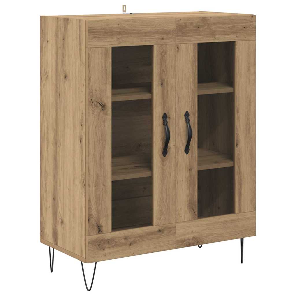 vidaXL Highboard Artisan Oak 69,5 x 34 x 180 εκ. Επεξεργασμένο ξύλο