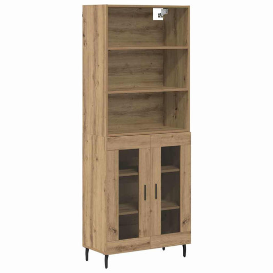 vidaXL Highboard Artisan Oak 69,5 x 34 x 180 εκ.