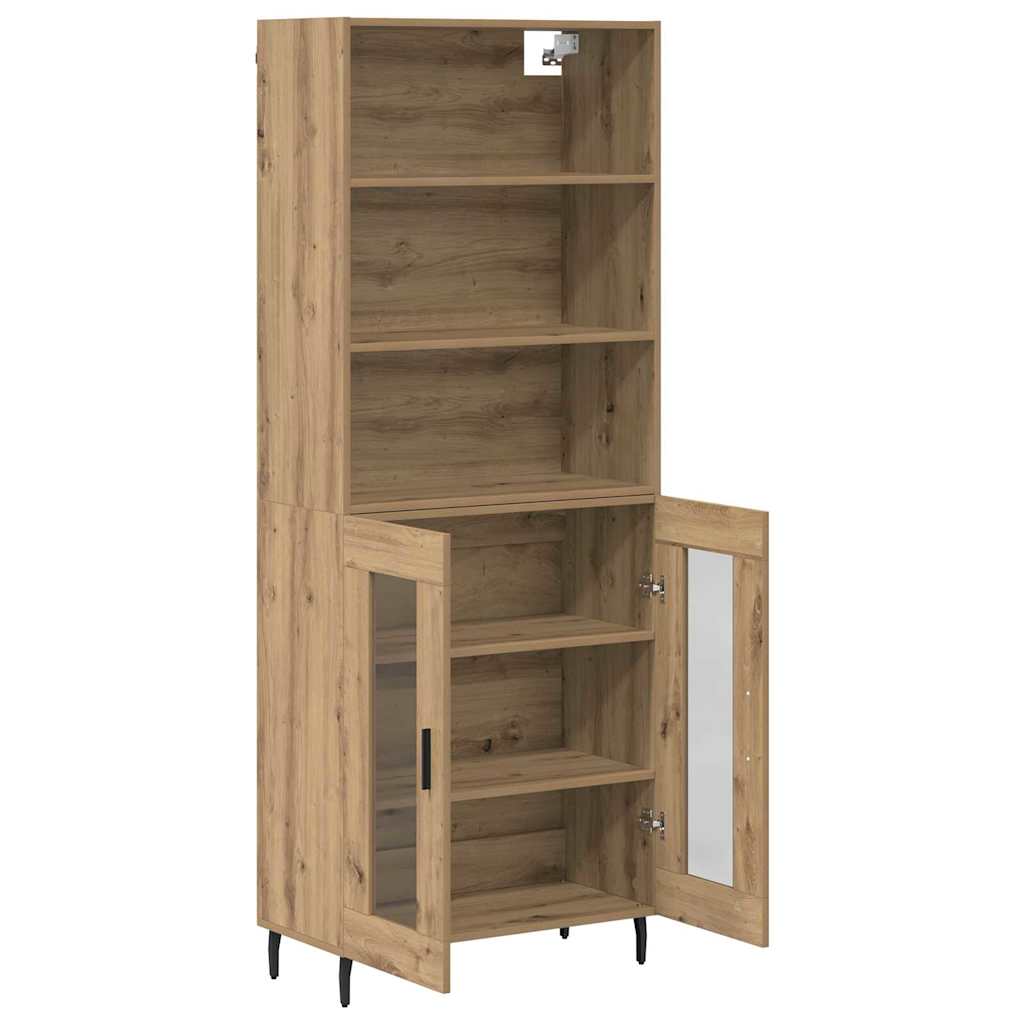 vidaXL Highboard Artisan Oak 69,5 x 34 x 180 εκ.