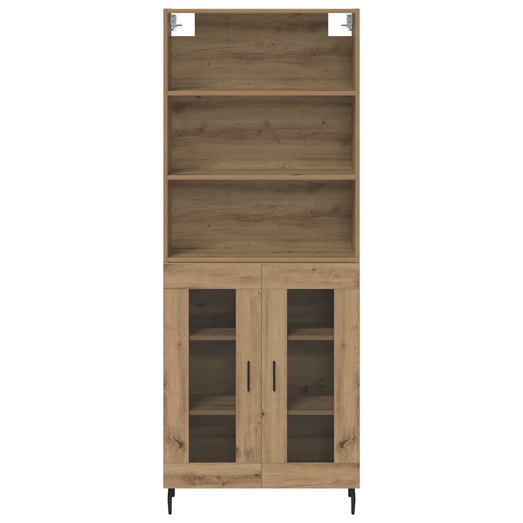 vidaXL Highboard Artisan Oak 69,5 x 34 x 180 εκ.