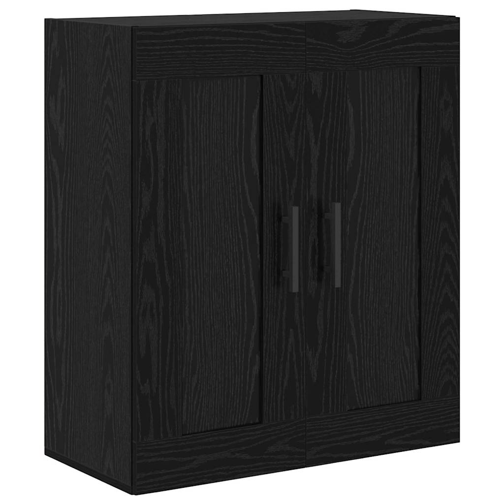 vidaXL Highboard Μαύρη Οξυά 69,5 x 34 x 180 εκ. Επεξεργασμένο ξύλο