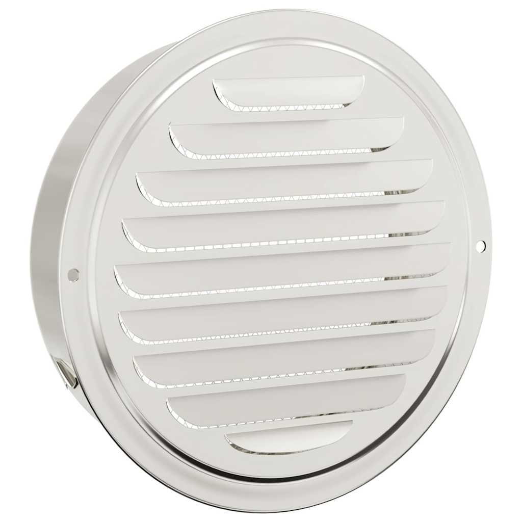 vidaXL Καπάκια Αερισμού 4 pcs Ασημί 200 mm Ανοξείδωτο ατσάλι