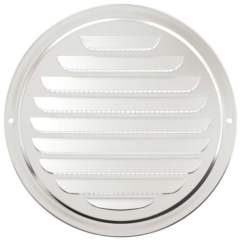 vidaXL Καπάκια Αερισμού 4 pcs Ασημί 200 mm Ανοξείδωτο ατσάλι