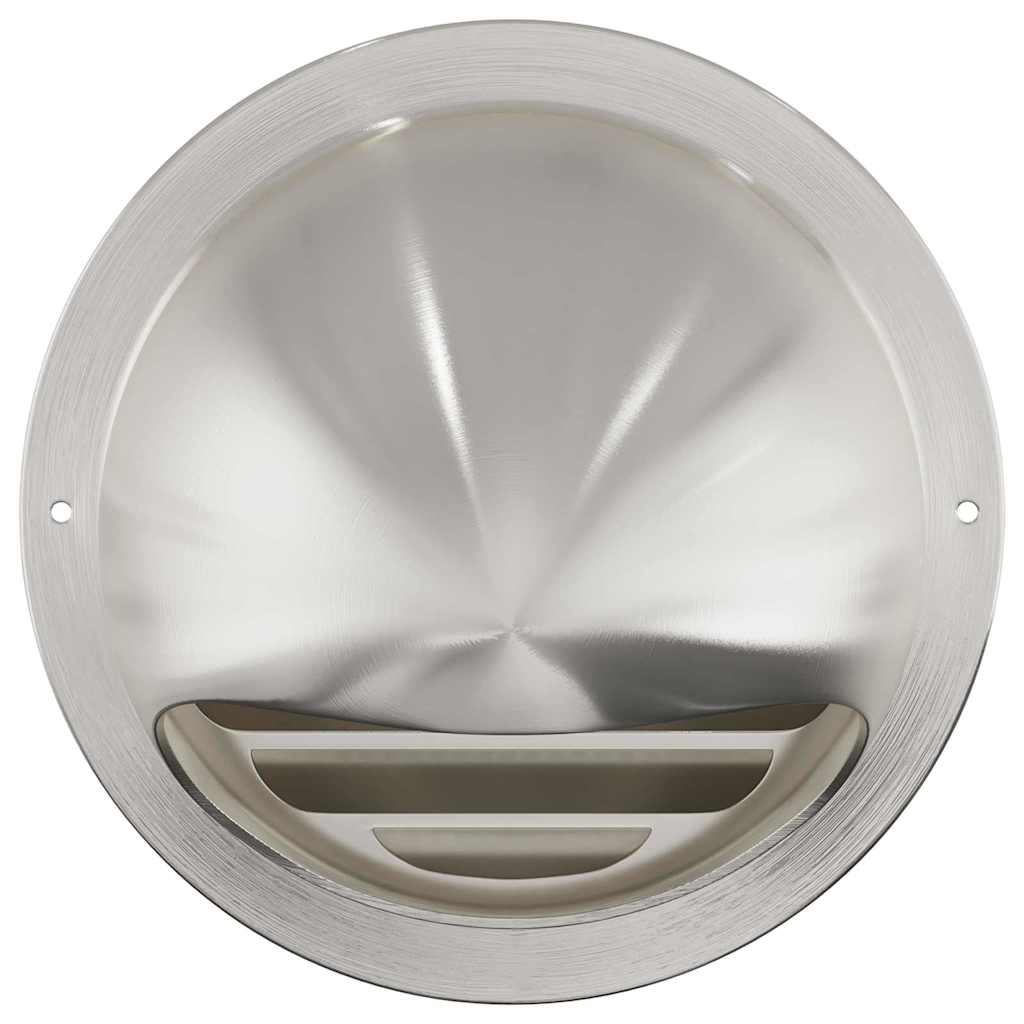 vidaXL Καπάκια Αερισμού 2 pcs Ασημί 150 mm Ανοξείδωτο ατσάλι