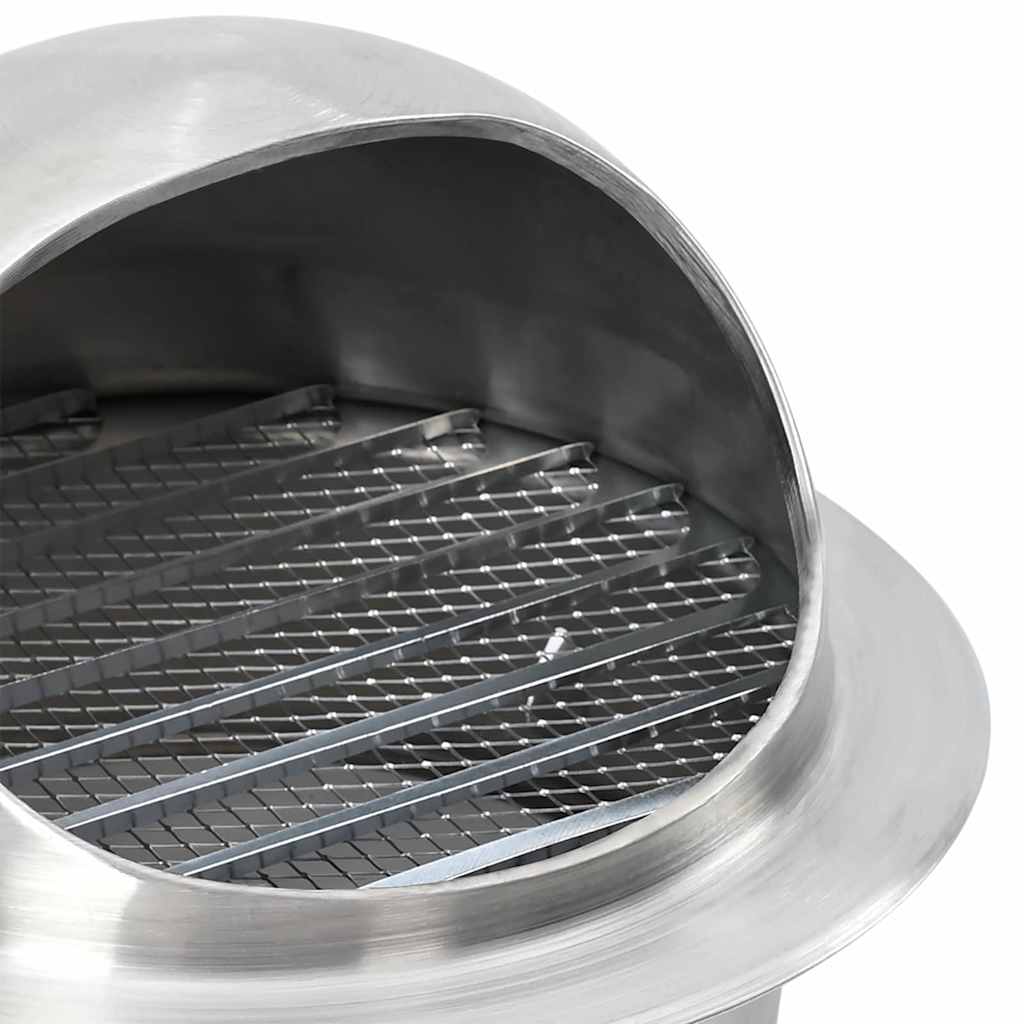 vidaXL Καπάκια Αερισμού 8 pcs Ασημί 150 mm Ανοξείδωτο ατσάλι