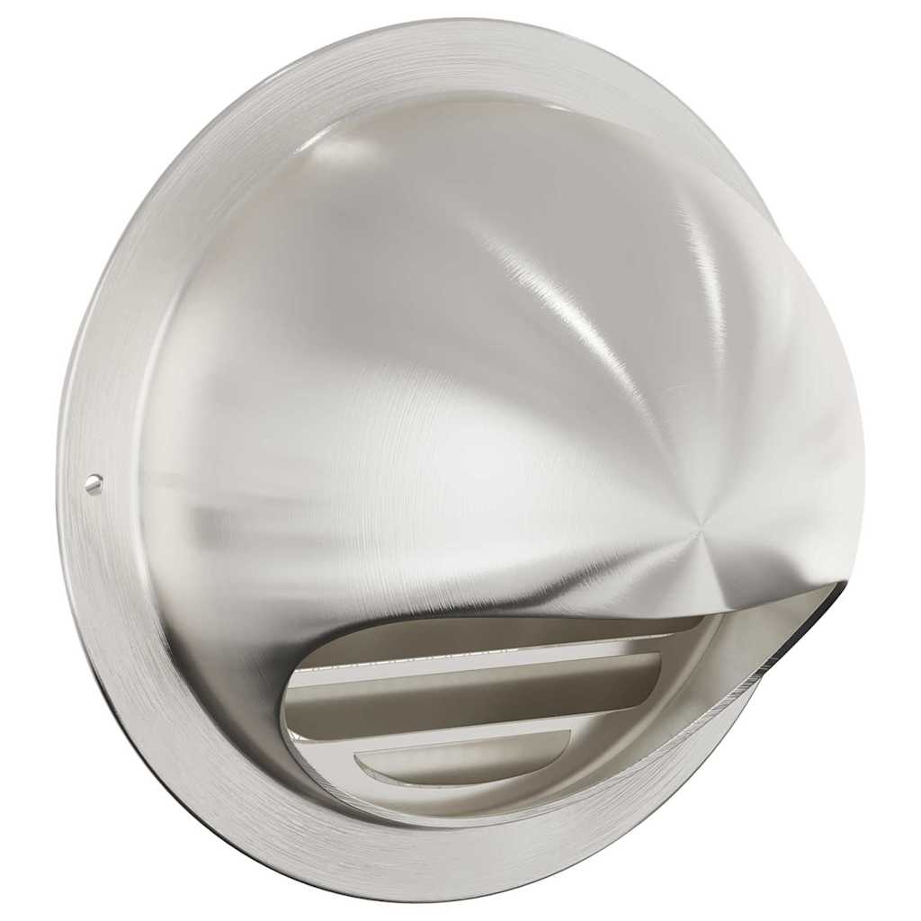 vidaXL Καπάκια Αερισμού 8 pcs Ασημί 150 mm Ανοξείδωτο ατσάλι