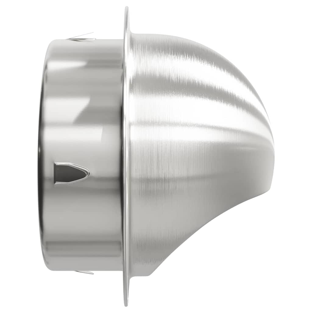 vidaXL Καπάκια Αερισμού 8 pcs Ασημί 150 mm Ανοξείδωτο ατσάλι